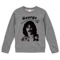 【George Harrison is my sweet lord/ジョージ・ハリスン】9.3オンス スウェット/GY/SW-416