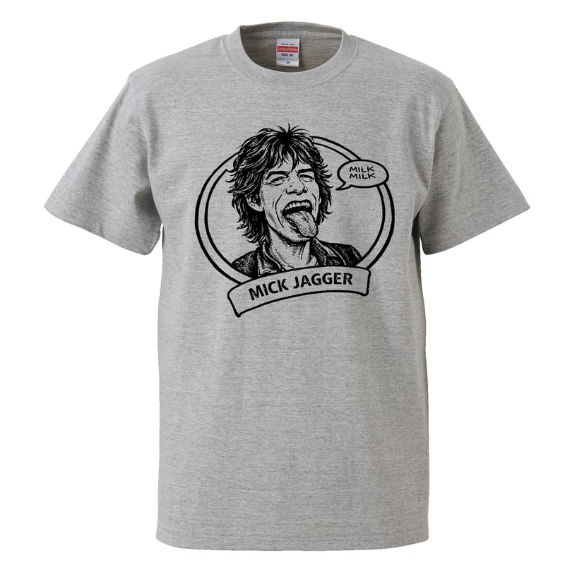 Mick Jagger/ミック・ジャガー】5.6オンス Tシャツ/GY/ST-931 | バ