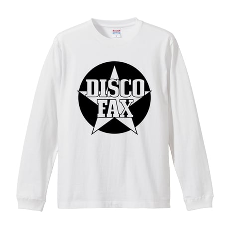 【DISCO FAX/ジョーイ・ラモーン着用リプロダクト】5.6Oz ロングスリーブＴシャツ/WH/LT- 918