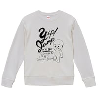 【daniel johnston-ダニエル・ジョンストン/Yip jump music】9.3オンス スウェット/WH/SW-448