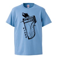 【Ray Charles-レイチャールズ/Piano】5.6オンス Tシャツ/SAX/ST- 394