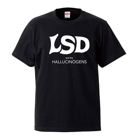 【L.S.D and the HALLUCINOGENS/ドラッグTシャツ】5.6オンス Tシャツ/BK/ST-008