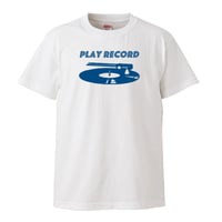 【Play Record/レコードを聴こう】5.6オンス Tシャツ/WH/ST-130