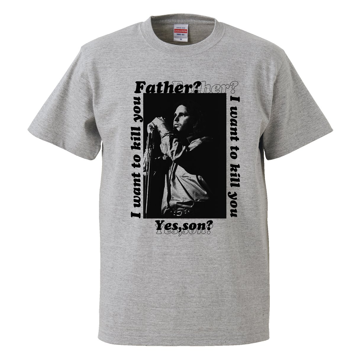 Jim morisson/ジム・モリソン】5.6オンス Tシャツ/GY/ST-932 | バ