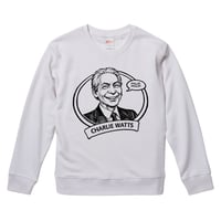 【charlie watts/チャーリー・ワッツ】9.3オンス スウェット/WH/SW-930