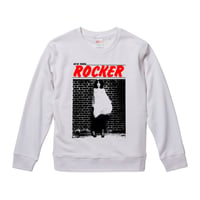 【 NEWYORK ROCKER/patti smith-パティ・スミス】 9.3オンス スウェット/WH/SW- 384