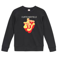 【Super Fly-Curtis Mayfield/スーパーフライ-カーティス・メイフィールド】9.3オンス スウェット/BK/SW-070