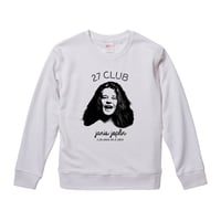 【27cub/Janis Joplin-ジャニス・ジョプリン】9.3オンス スウェット/WH/SW-324