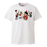 【The Chipmunks-sings the beatles/チップマンクス】5.6オンス Tシャツ/WH/ST- 209