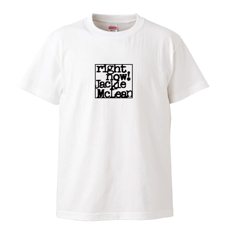 Jackie McLean/ジャッキー・マクリーン】5.6オンス Tシャツ/WH Jackie McLean/ジャッキー・マクリーン】5.6オンス Tシャツ/WH