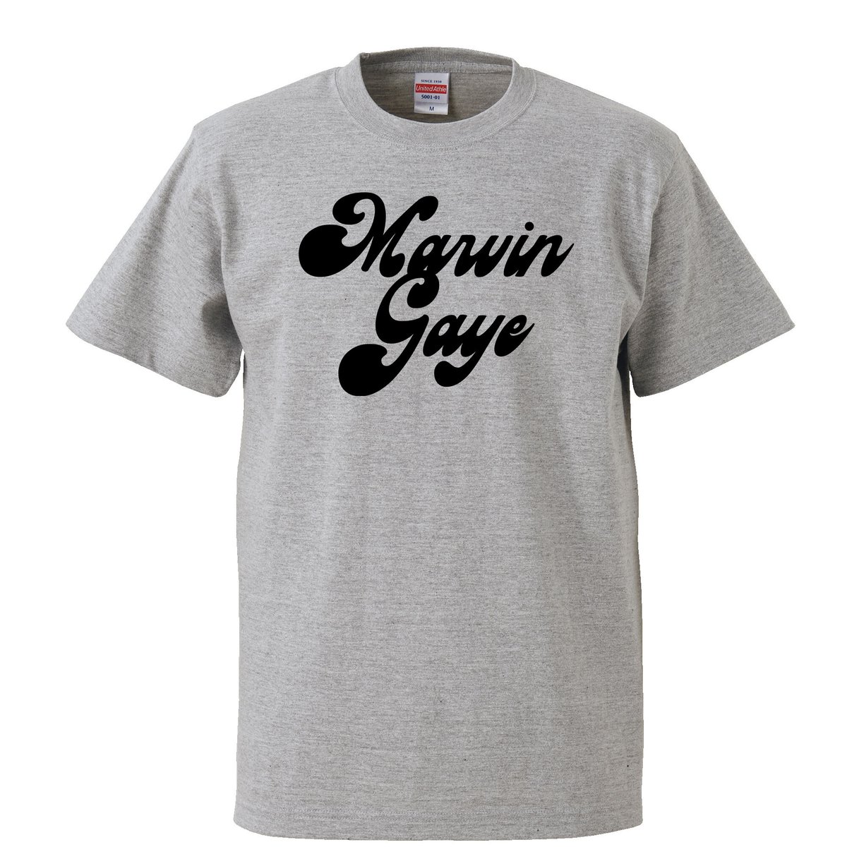 Marvin Gaye/マーヴィン・ゲイ】5.6オンス Tシャツ/GY/ST- 463 |