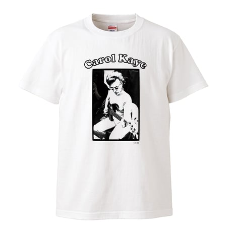 【Carol Kaye/キャロルケイ】5.6オンス Tシャツ/WH/ST- 474