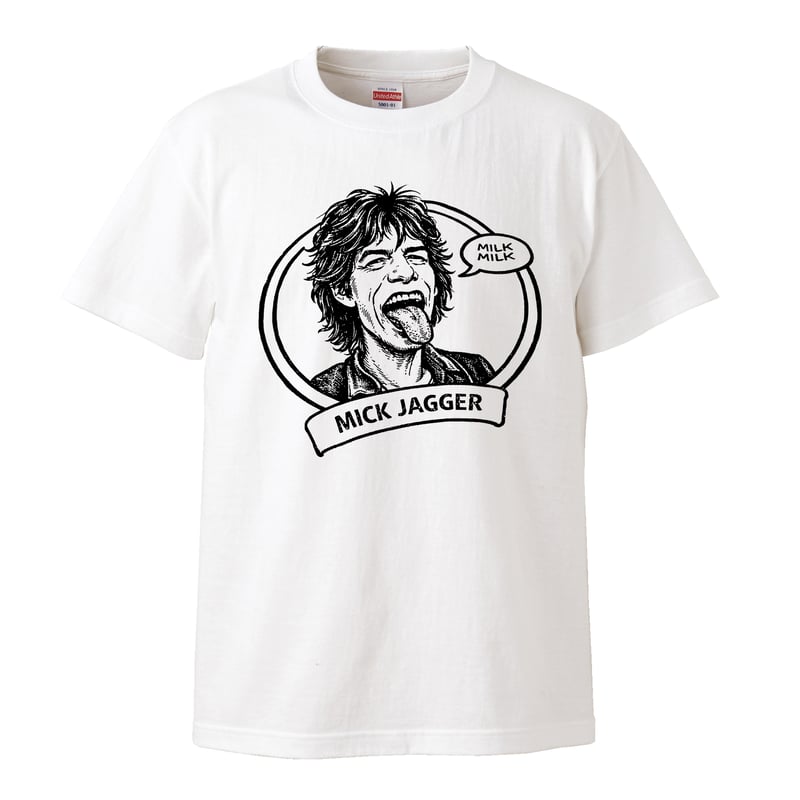 Mick Jagger/ミック・ジャガー】5.6オンス Tシャツ/WH/ST-931 | バ