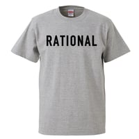 【RATIONAL/IGGY POP】 5.6オンス Tシャツ/GY/ST-577