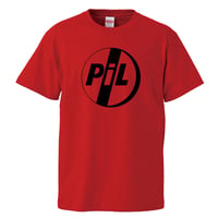 【PIL/ピル-ロゴ】5.6オンス Tシャツ/RD/ST- 330