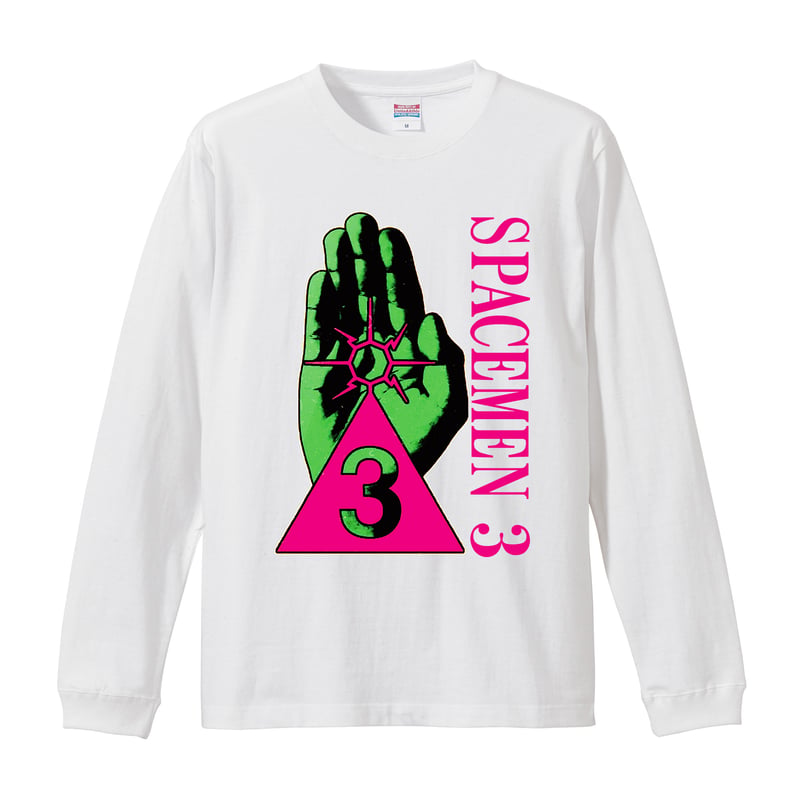 Spacemen 3/スペースメン・スリー】5.6Oz ロングスリーブTシャツ/WH