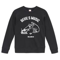 【Devils Music/Blues】ニッパーくんパロディ 9.3オンス スウェット/BK/SW- 439