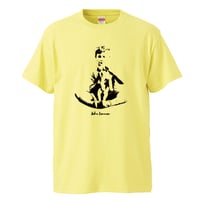 【John Lennon-ジョンレノン /with puppy】5.6オンス Tシャツ/LY/ST- 396