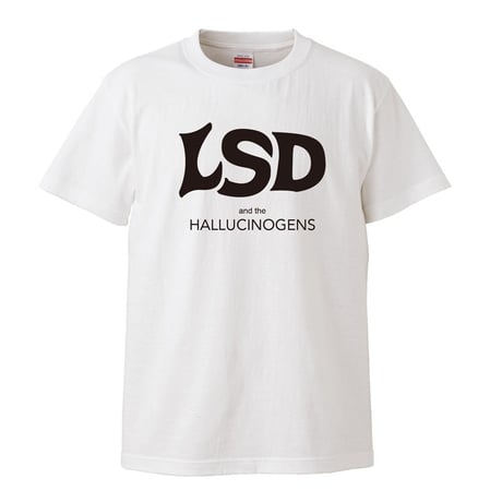 【L.S.D and the HALLUCINOGENS/ドラッグTシャツ】5.6オンス Tシャツ/WH/ST-008