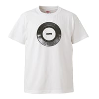 【45RPM/シングル・レコード】5.6オンス Tシャツ/WH/ST-044