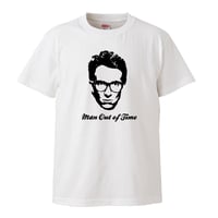 【Elvis Costello-Man Out of Time/エルヴィス・コステロ】5.6オンス Tシャツ/WH/ST- 431