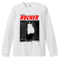 【 NEWYORK ROCKER/patti smith-パティ・スミス】 5.6Oz ロングスリーブＴシャツ/WH/LT- 384
