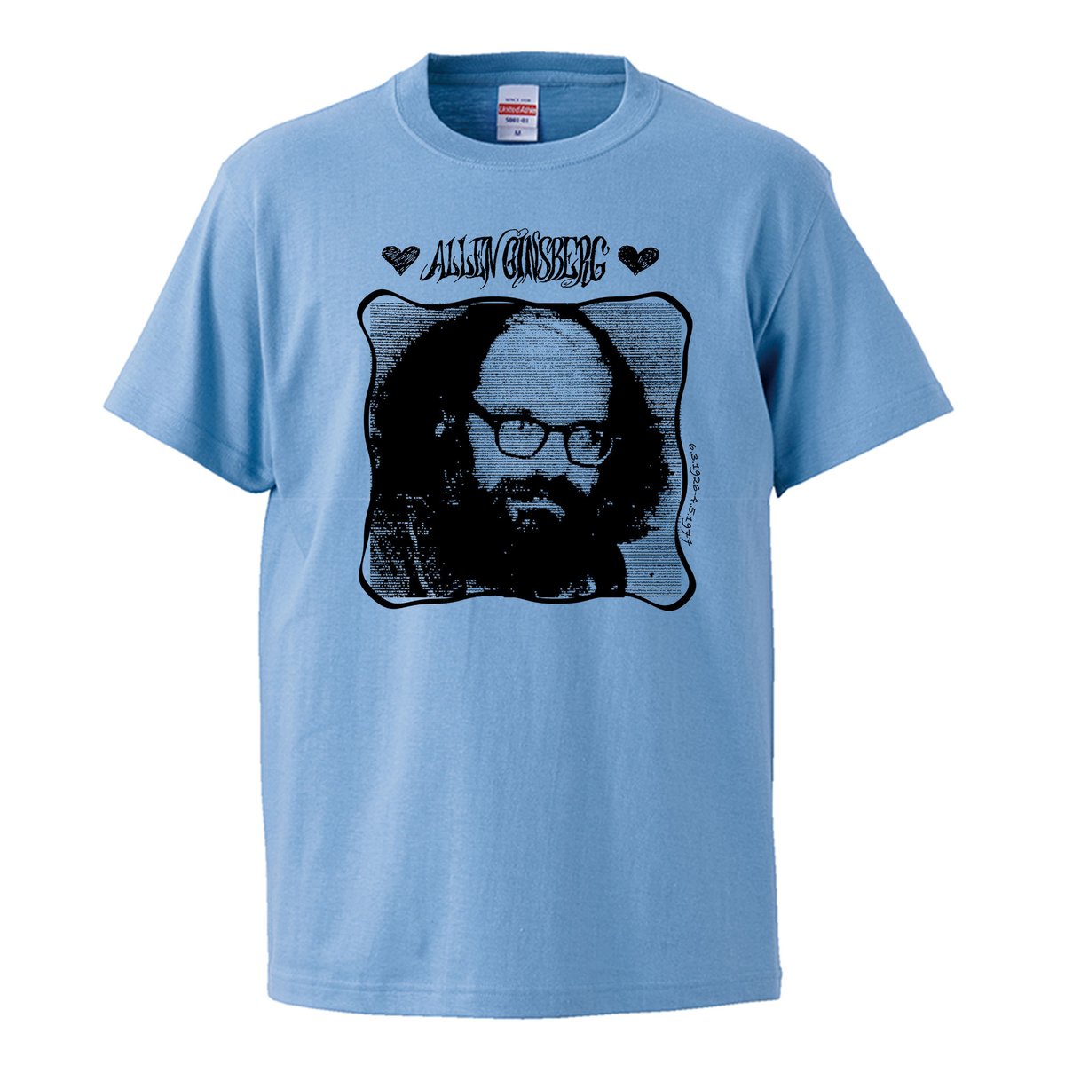 Allen Ginsberg-アレン・ギンズバーグ】5.6オンス Tシャツ/SAX/ST-5...