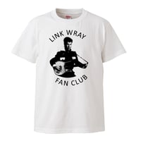 【LINK WRAY FAN CLUB/リンクレイ・ファンクラブ】5.6オンス Tシャツ/WH/ST- 597