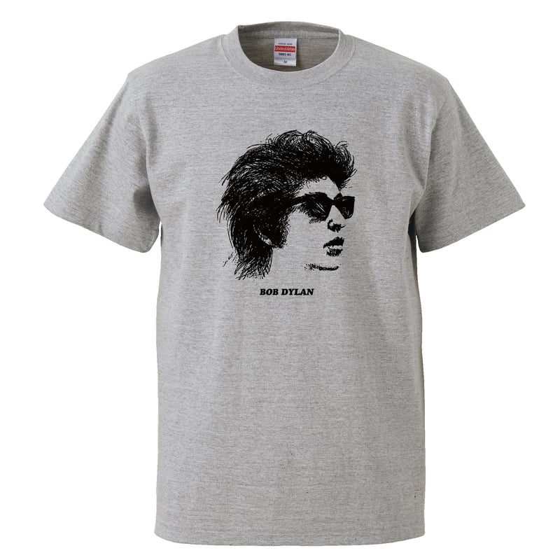 Bob dylan/ボブ・ディラン】5.6オンス Tシャツ/GY/ST-622 | バンドT
