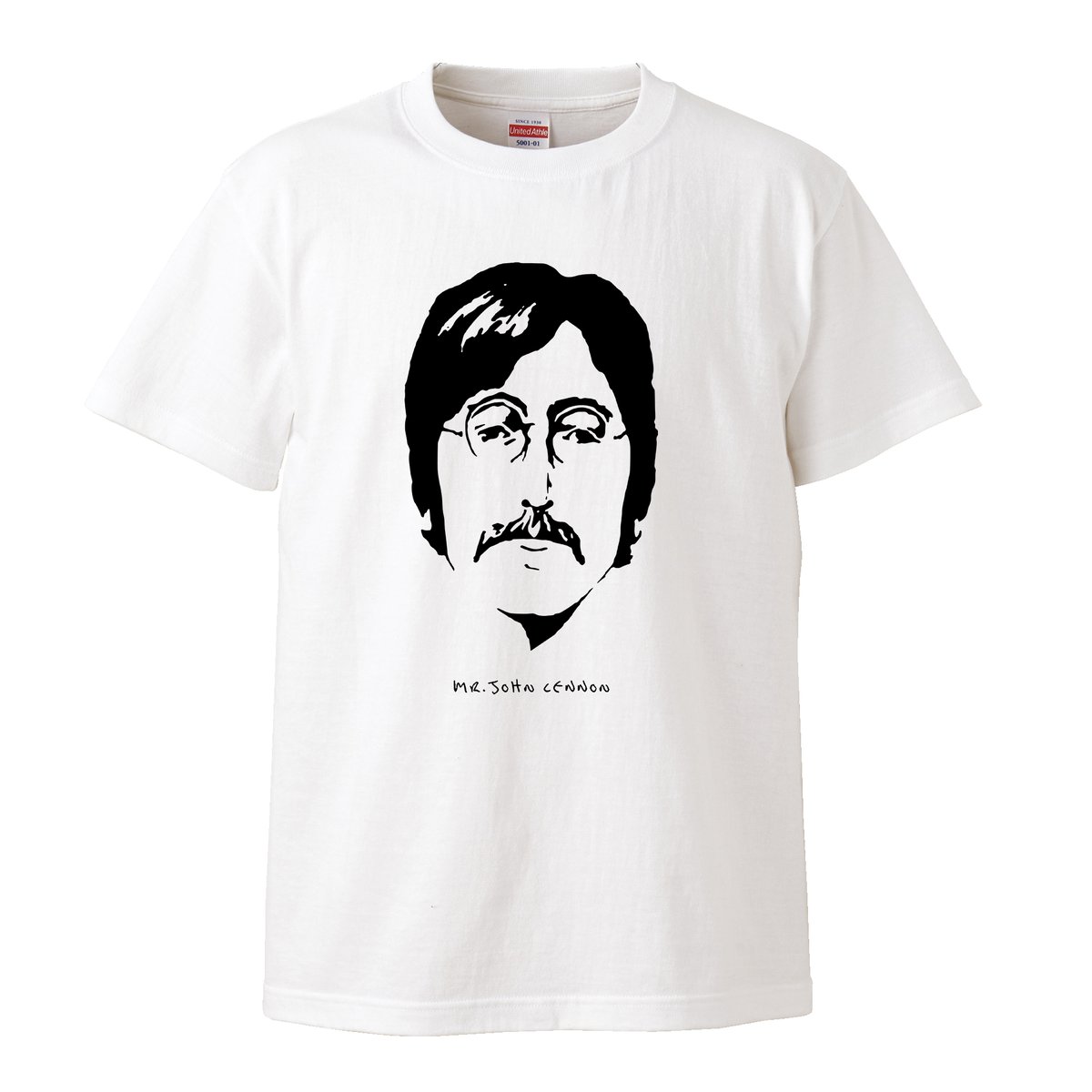 John Lennon/ジョン・レノン】5.6オンス Tシャツ/WH/ST-841