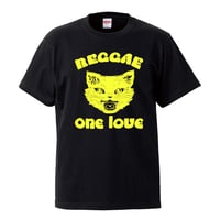 【Reggae One Love/レゲエ・ワン・ラブ】5.6オンス Tシャツ/BK/ST- 868