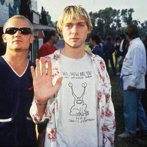 ダニエル・ジョンストン/ハイ ハウ アー ユー】5.6オンス Tシャツ/RD