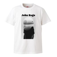 【John cage/ジョンケイジ】5.6オンス Tシャツ/WH/ST- 783