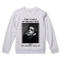 【LOU REED・ルー・リード/Walk on the Wild Side】9.3オンス スウェット/WH/SW-919