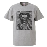 【Sun Ra/space is the place】5.6オンス Tシャツ/GY/ST- 737