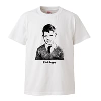【Mick jagger-ミックジャガー/I was young】5.6オンス Tシャツ/WH/ST- 398