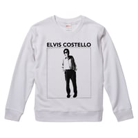 【Elvis Costello / エルヴィス・コステロ】9.3オンス スウェット/WH/SW-935