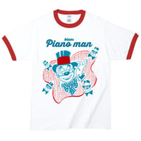 【Blues Piano Man/ブルース・ピアノマン】5.3オンス Tシャツ/WHRD/RT- 306