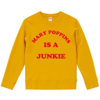 【MARY POPPINS IS A JUNKIE/メリーポピンズ】9.3オンス スウェット/ORG/SW-390