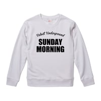 【The Velvet Underground-ヴェルヴェット・アンダーグラウンド/SUNDAY MORNING】9.3オンス スウェット/WH/SW- 163