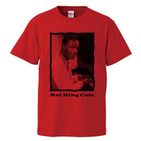 【ナット・キング・コール/Nat King Cole】5.6オンス Tシャツ/RD/ST- 802