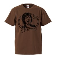 【Mick Jagger/ミック・ジャガー】5.6オンス Tシャツ/BR/ST-931