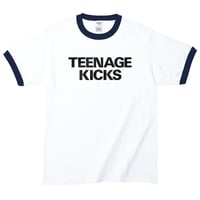 【The Undertones-アンダートーンズ/TEENAGE KICKS】5.3オンス Tシャツ/WH/RT- 237