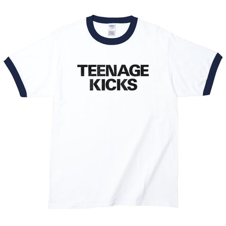 【The Undertones-アンダートーンズ/TEENAGE KICKS】5.3オンス Tシャツ/WH/RT- 237
