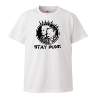 【STAY PUNK /ステイパンク】 5.6オンス Tシャツ/WH/ST- 625
