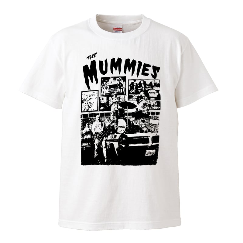 The Mummies バンドTシャツ ホワイト Mサイズ The Mummies/ザ・マミーズ】5.6オンス Tシャツ/WH/ST-886 | バンド
