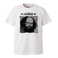 【Allen Ginsberg-アレン・ギンズバーグ】5.6オンス Tシャツ/WH/ST-555
