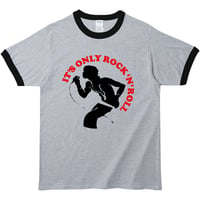 【It's only rock'n'roll/ローリング・ストーンズ】5.3オンス Tシャツ/GYBK/RT- 945