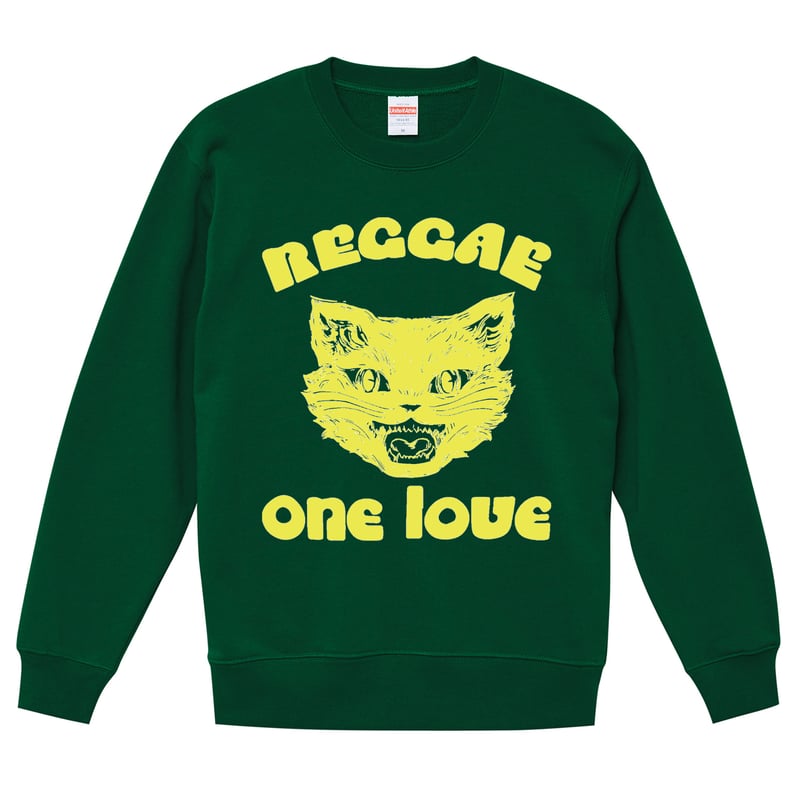 Reggae One Love/レゲエ・ワン・ラブ】10.0オンス スウェット/GR/SW-