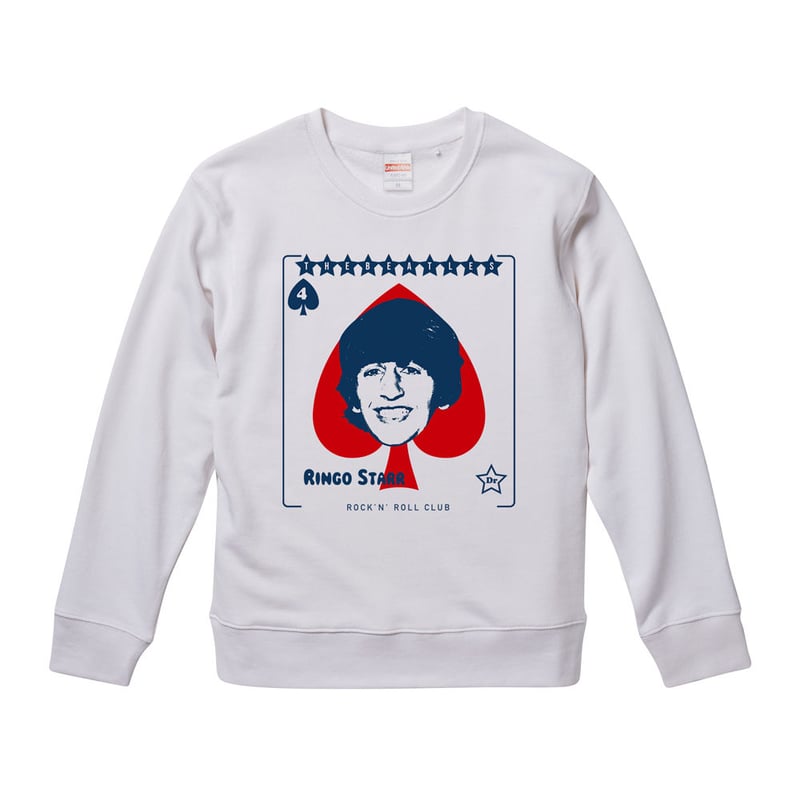 RINGO STARR Playing Card/リンゴスター】9.3オンス スウェット/W